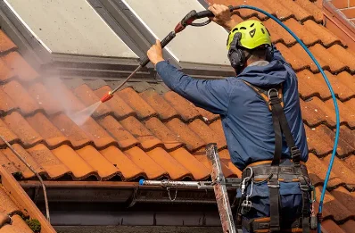 Démoussage et hydrofuge de toiture à Lagardiolle